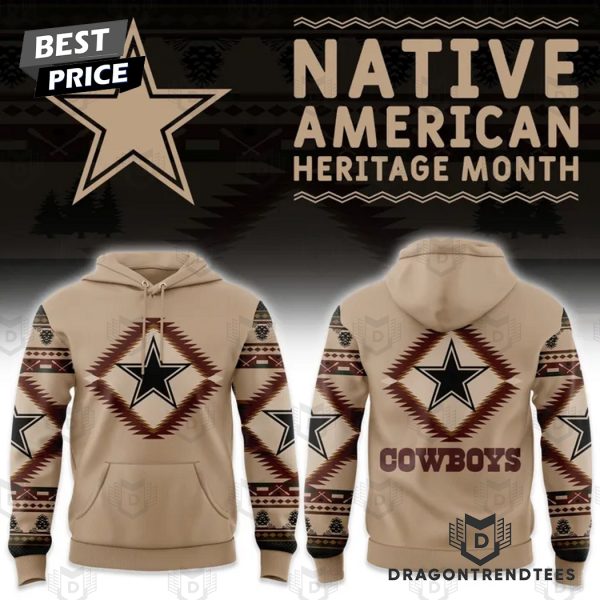 Dallas Cowboys America Native Logo Design Hoodie