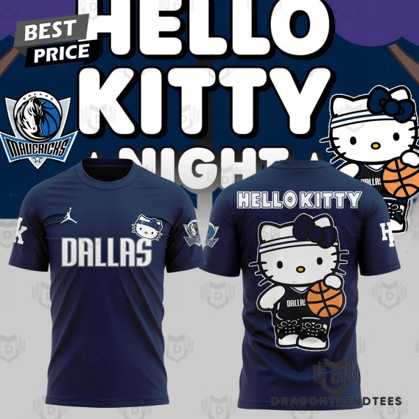 Dallas Mavericks x Hello Kitty 3D T-Shirt