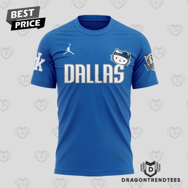 Dallas Mavericks x Hello Kitty 3D T-Shirt – Blue