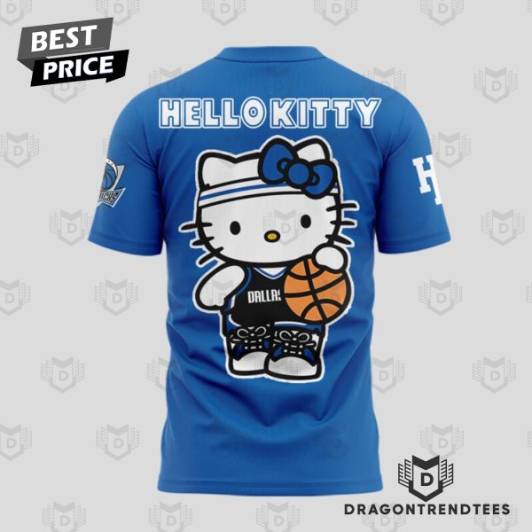 Dallas Mavericks x Hello Kitty 3D T-Shirt – Blue