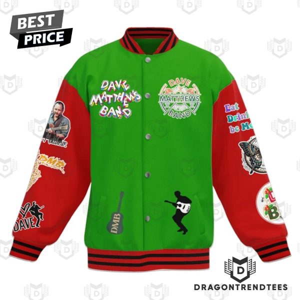 Dave Matthews Band – Merry Dave Mas Drink & Be Merry Baseball Jacket