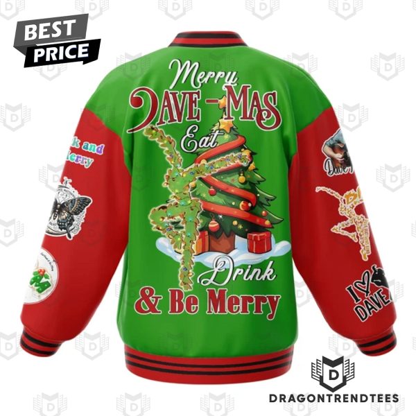 Dave Matthews Band – Merry Dave Mas Drink & Be Merry Baseball Jacket