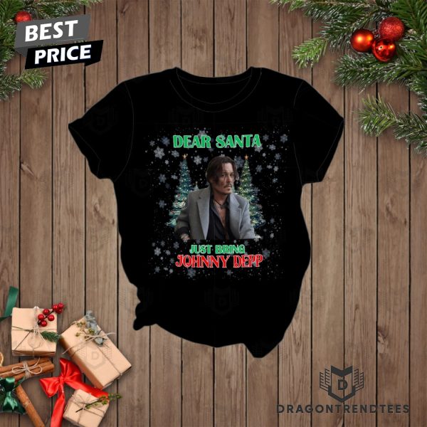 Dear Santa Just Bring Johnny Depp Pajamas Set