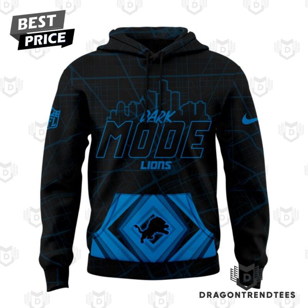 Detroit Lions Back In Black Design Hoodie