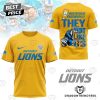 Detroit Lions Mustard They Not Like Us 3D T-Shirt – White