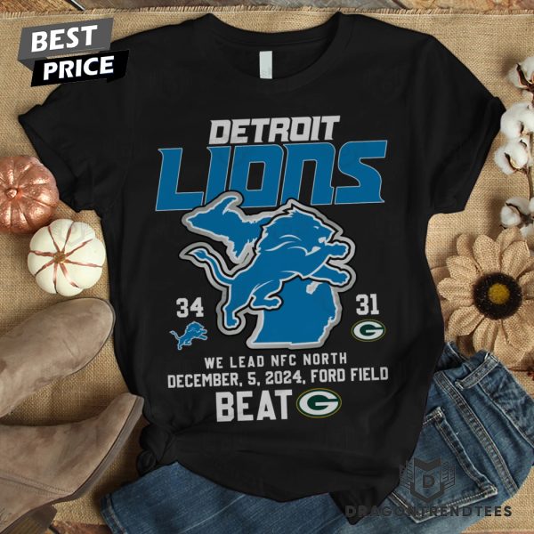 Detroit Lions We Lead NFC North Unisex T-Shirt