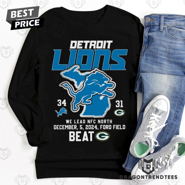 Detroit Lions We Lead NFC North Unisex T-Shirt