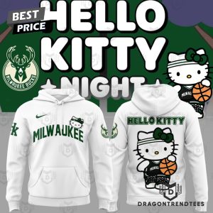 Milwaukee Bucks x Hello Kitty Pink Hoodie