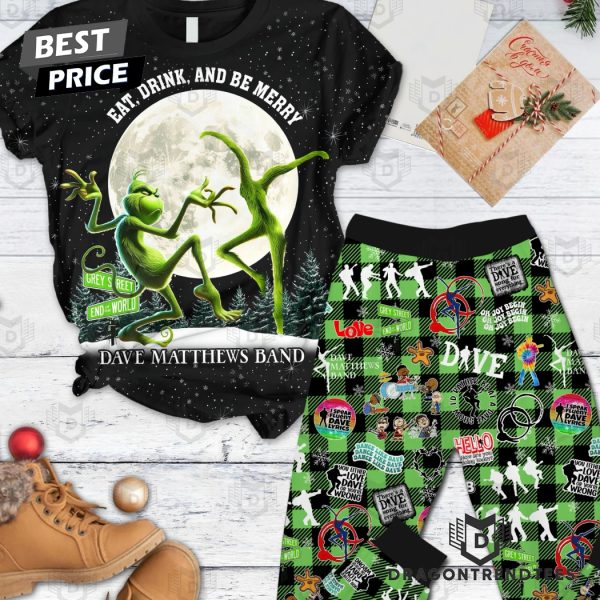 Eat, Drink, And Be Merry Dave Matthews Band Pajamas Set