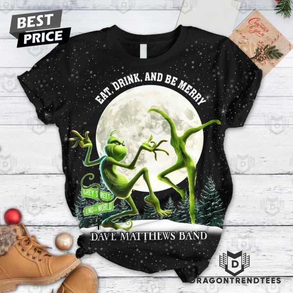 Eat, Drink, And Be Merry Dave Matthews Band Pajamas Set