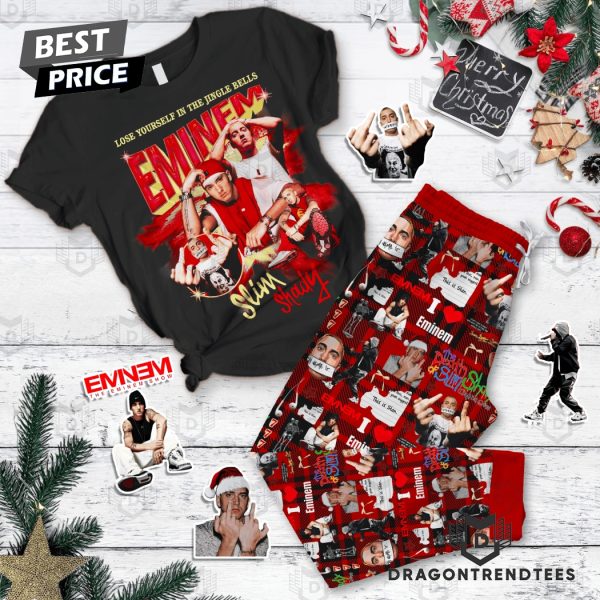 Eminem Lose Yourself In The Jingle Bells Pajamas Set