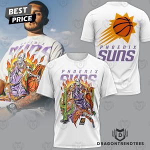 Phoenix Suns Basketball Logo 3D T-Shirt