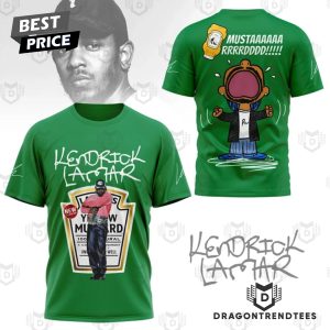 Kendrick Lamar Mustard Signature 3D T-Shirt – Green