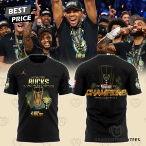 Milwaukee Bucks NBA In Season Tournament Champions 3D T-Shirt