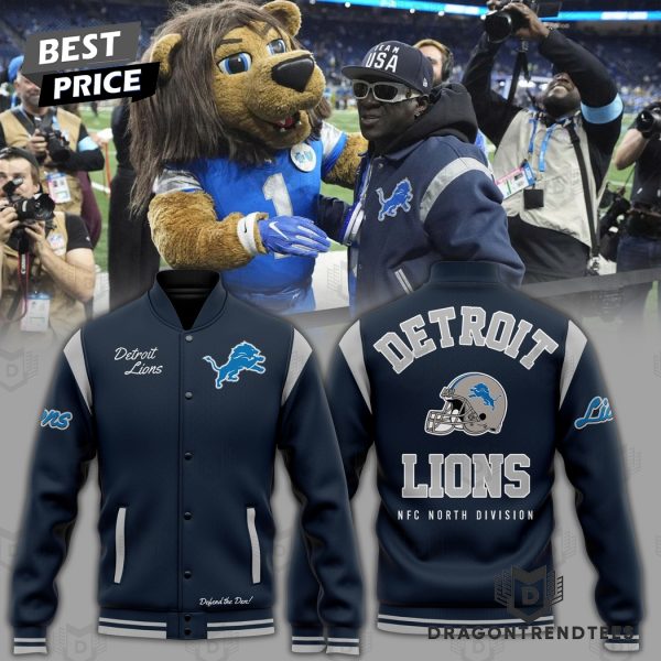 Flavor Flav Detroit Lions NFC North Division Baseball Jacket