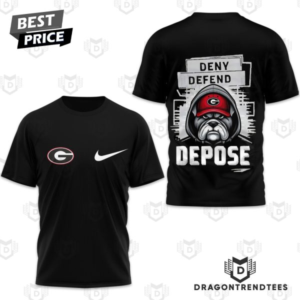 Georgia Bulldogs Deny Defend Depose 3D T-Shirt