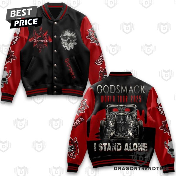 Godsmack World Tour 2024 I Stand Alone Baseball Jacket