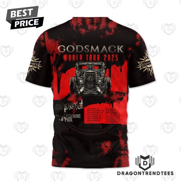 Godsmack World Tour 2025 3D T-Shirt