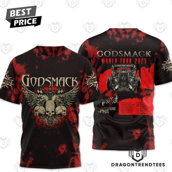 Godsmack World Tour 2025 3D T-Shirt