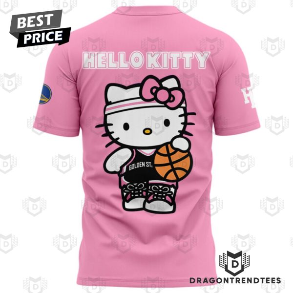 Golden State Warriors x Hello Kitty 3D T-Shirt – Pink