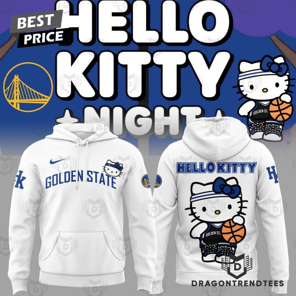 Golden State Warriors x Hello Kitty Hoodie – White