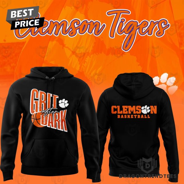 Grit After Dark Clemson Tigers Basketball Hoodie