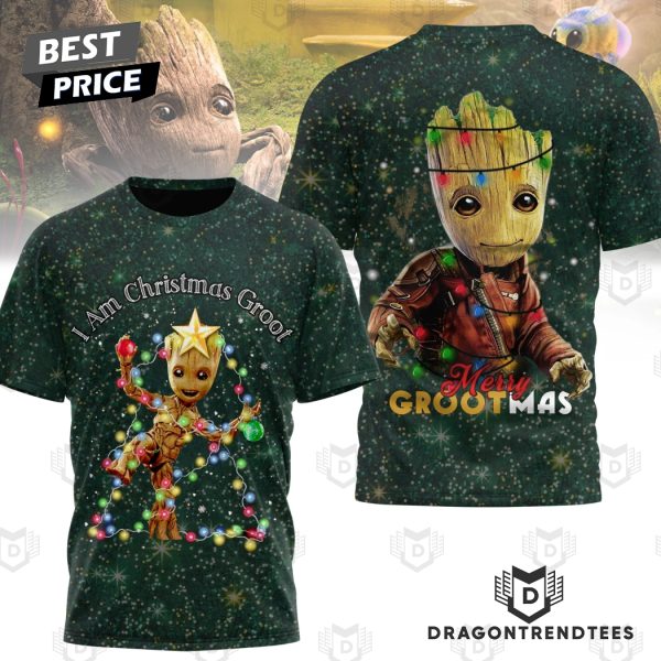 Groot – I Am Christmas Groot 3D T-Shirt