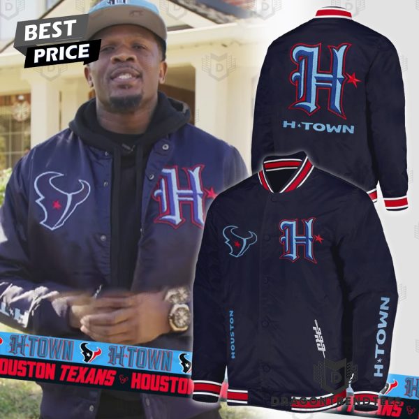 H-Town Legend Houston Texans Baseball Jacket