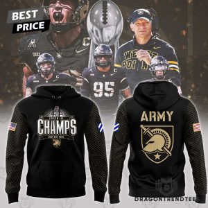 2024 AAC Football Conference Champions Army Black Knights Design Hoodie