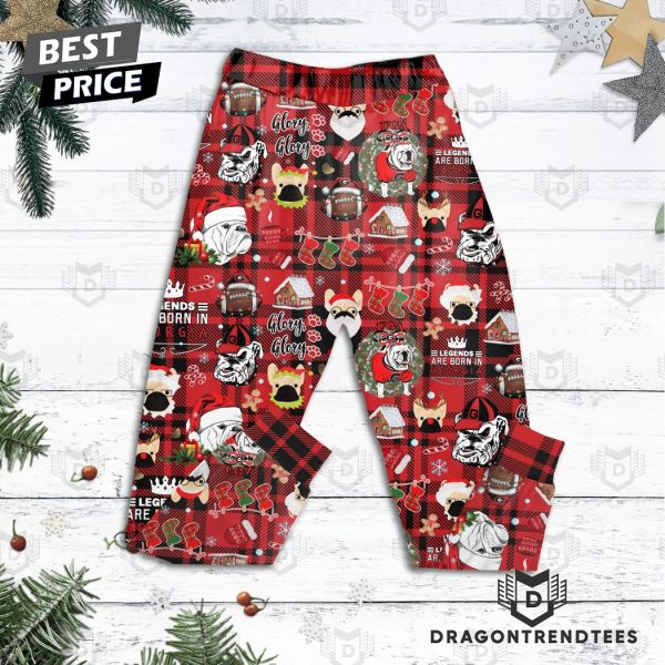 Have A Glory Christmas Georgia Bulldogs Pajamas Set