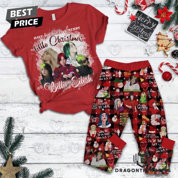 Have Yourself A Merry Little Christmas Billie Eilish Pajamas Set