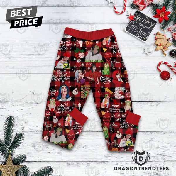 Have Yourself A Merry Little Christmas Billie Eilish Pajamas Set