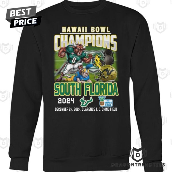 Hawaii Bowl Champions South Florida Bulls 2024 Unisex T-Shirt