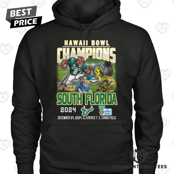 Hawaii Bowl Champions South Florida Bulls 2024 Unisex T-Shirt