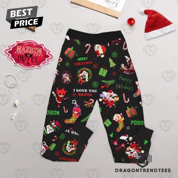 Hazbin Hotel Merry Christmas From Hell Pajamas Set