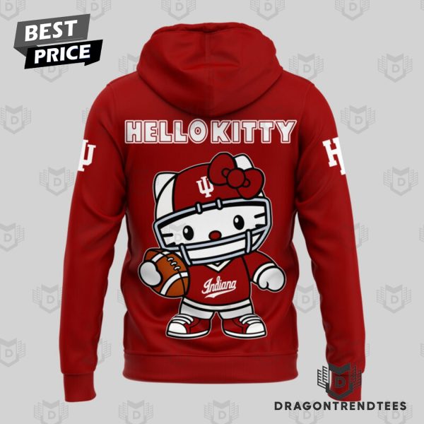 Hello Kitty x Indiana Hoosiers Football Hoodie