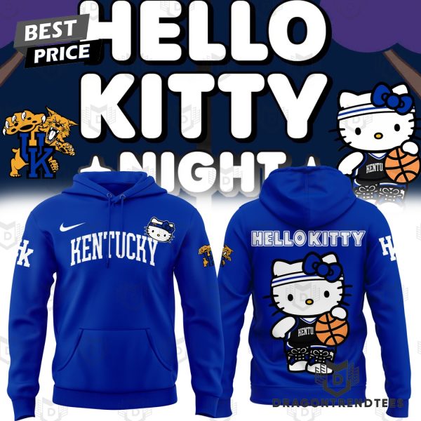 Hello Kitty x Kentucky Wildcats Hoodie – Blue