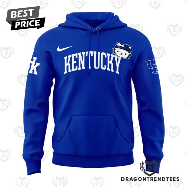 Hello Kitty x Kentucky Wildcats Logo Hoodie – Blue