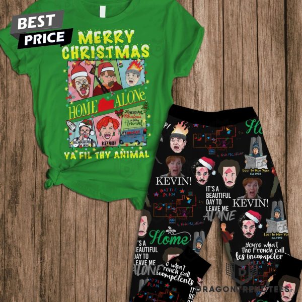 Home Alone Merry Christmas Ya Fil Thy Animal Pajamas Set