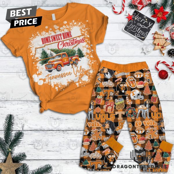 Home Sweet home Christmas Tennessee Volunteers Pajamas Set