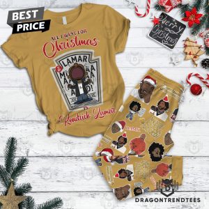 All I Want For Christmas Kendrick Lamar Pajamas Set