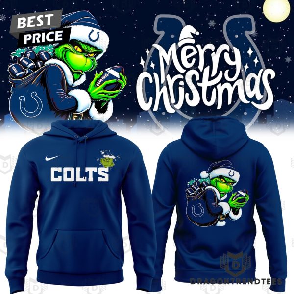 Indianapolis Colts x The Grinch Design Hoodie – Blue