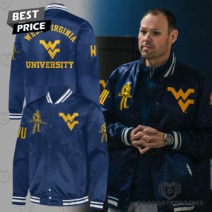 West Virginia Mountaineers Football Baseball Jacket