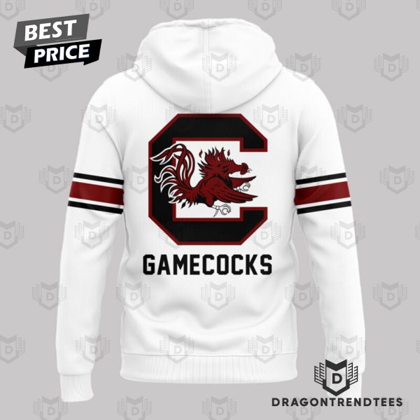 Job Not Finished South Carolina Gamecocks Hoodie – White