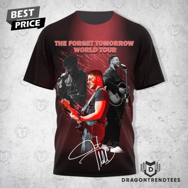 Justin Timberlake The Forget Tomorrow World Tour Signature 3D T-Shirt