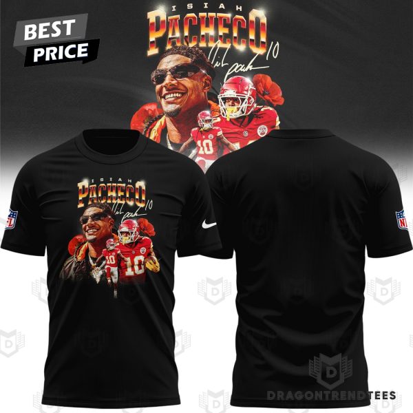 Kansas City Chiefs Isiah Pacheco Signature 3D T-Shirt