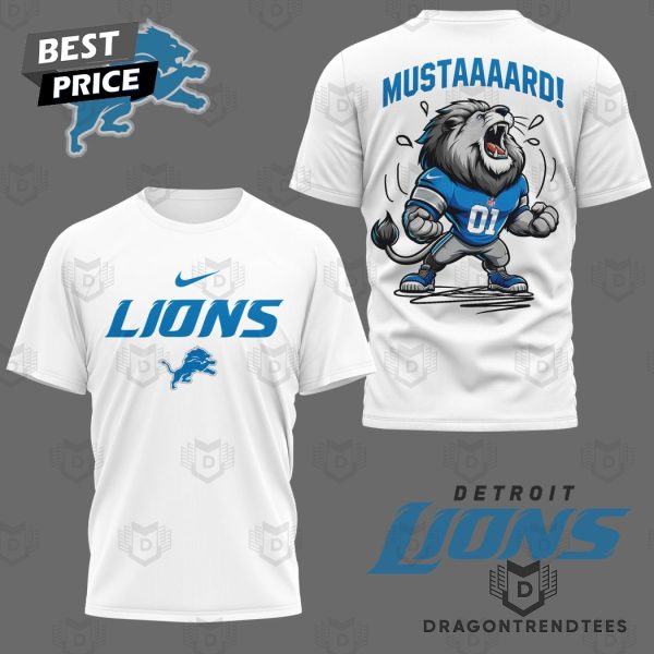 Kendrick Lamar Mustard x Detroit Lions 3D T-Shirt