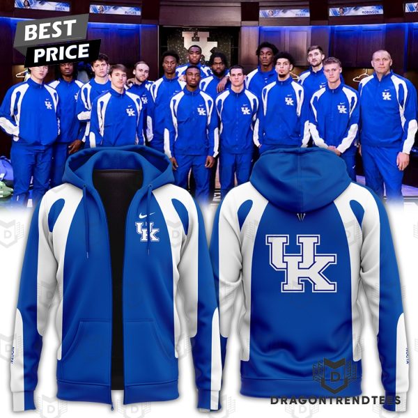 Kentucky Wildcats Basketball Zip Hoodie – Blue