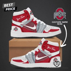 Personalized Ohio State Buckeyes Air Jordan 1 High Top