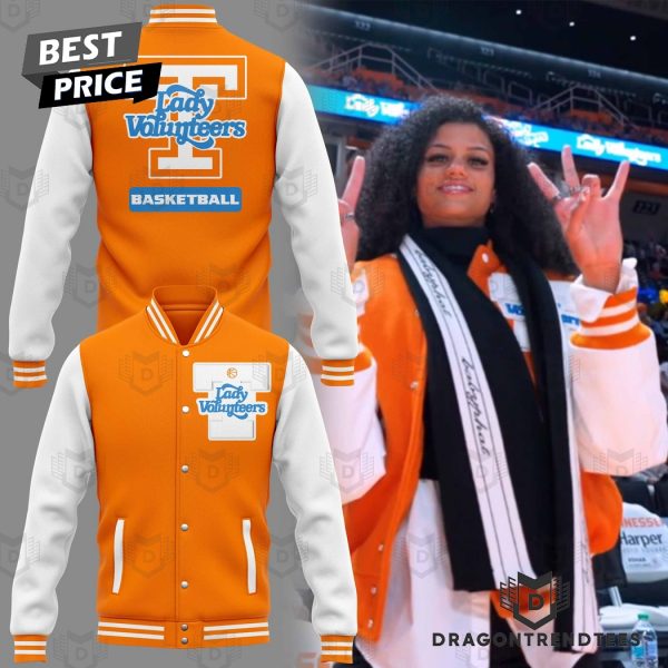 Lady Tennessee Volunteers Women Basketball Baseball Jacket